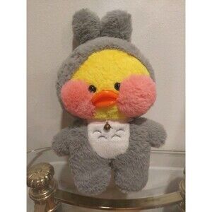 Kawaii Cafe Mimi LaLafanfan Duck 12 in Plush Stuffed Animal In Totoro Costume